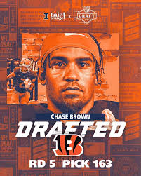 Chase Brown Drafted in the Fifth Round by Cincinnati