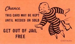 With stealing and getting 1 shotted or when you get stopped simply pay a fine is far to easy , i think if they catch you then a few options. Get Out Of Jail Free Card Wikipedia