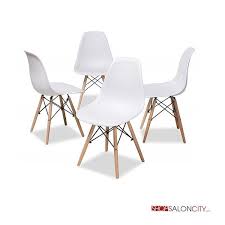 Pin By Shopsaloncity Com On Leisure Chairs Acrylic Dining Chairs White Dining Chairs White Wooden Chairs