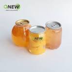 BPA Free 330ml 500ml Bulk Custom Transparent Juice Coffee Beverage Soda  Soft Energy Drink Empty PET Plastic Can