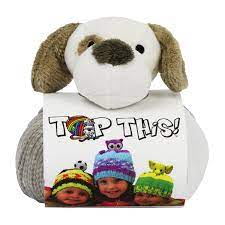 Free knitting patterns for beginners. Dmc Top This Hat Yarn Knitting Characters Toppers Animals Birds