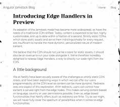 Recent scans (42 total) show all. How To Create An Angular Jamstack Blog Scully And Netlify