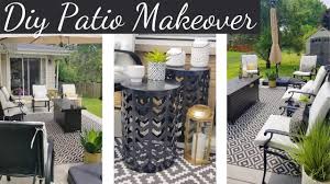 From patio furniture to patio lighting and patio flooring ideas, there's a project for every inch of your patio and every skill level. Diy Patio Makeover On A Budget Black White Patio Ideas Outdoor Decorating Ideas Youtube