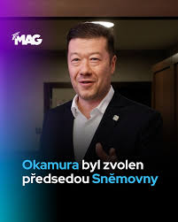 Tomio Okamura, předseda hnutí SPD, byl zvolen novým předsedou Poslanecké  sněmovny. S jeho zvolením už počítala koaliční smlouva, kterou uzavřely  ANO, SPD a Motoristé. Na jejím základě má vzniknout i vláda Andreje