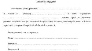 Datorita situatiei grave generata de inmultirea cazurilor de covid in incinta unitatii, se preconizeaza suspendarea activitatii noastre pentru. Adeverinta De La Angajator Si Declaratia Pe Propria Raspundere Pot Fi Prezentate Si In Format Electronic
