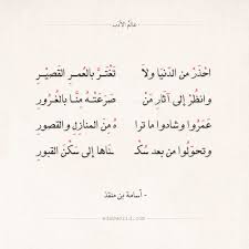 شعر أسامة بن منقذ احذر من الدنيا ولا عالم الأدب Math Math Equations Arabic Calligraphy