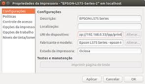 Descargar controladores de impresora ️. Drivers Epson L575 Printer Does Not Print On Ubuntu Ask Ubuntu