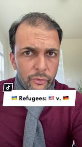 #stitch with @qasim.rashid Ukrainian Refugees: 🇺🇸 v. 🇩🇪  #livingingermany #germanyvsusa #standwithukraine