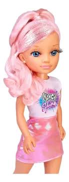 Muñeca Nancy Shine Cabello De Colores