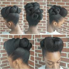25 Stunning Natural Hair Updo Styles The Co Report Natural Hair Updo Hair Styles Natural Hair Styles