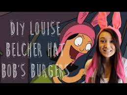Bob's burgers' louise belcher may come off as mature for her age, but, much like any kid, she has a penchant for saying some really strange things. Diy Louise Belcher Hat Bob S Burgers Youtube