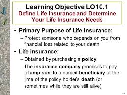 To minimize the risk of financial loss caused by the death of a key employee. Financial Planning With Life Insurance Ppt Download