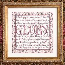 Building Blocks Glory Cross Stitch Pattern