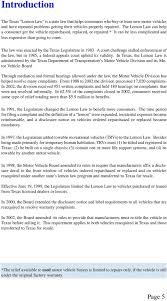 The texas lemon law does not apply or include used cars. Texas Lemon And General Warranty Complaints Pdf Free Download