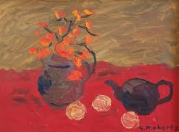 Still Life with Teapot and Oranges