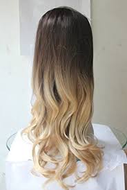 There are 29 dip dye blonde hair for sale on etsy, and they cost €86.13 on average. Ladies 3 4 Wig Fall Clip In Hair Piece Extensions Ombre Dip Dye Wavy Curly Dark Brown To Sandy Blonde Amazon Co Uk Beauty