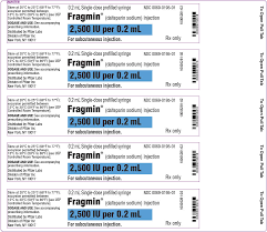 Ndc 0069 0220 Fragmin Dalteparin Sodium