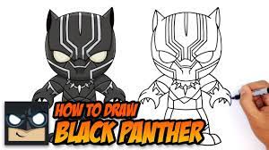 Learn how to draw the coolest bird ever! How To Draw Black Panther Marvel Kids Style Epicheroes Movie Trailers Toys Tv Video Games News Art Black Panther Drawing Drawing For Kids Black Panther Marvel
