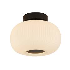 Check spelling or type a new query. Andor Scandi Frosted Ribbed Glass Flush Ceiling Light Lightbox