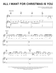 All I Want For Christmas Is You Lyrics Michael Buble Mariah Carey All I Want For Christmas Is You Sheet Music Notes Chords Score Download Printable Pdf Sheet Music Notes Sheet Music Mariah Carey
