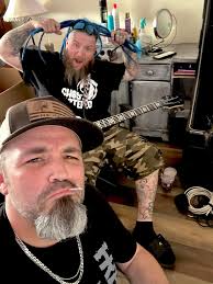 New Flaw bassist Brian Carter has officially arrived in Kentucky!! Jammin  some tunes, greeted by Zoey 🐕 the live set is locked and loaded! We'll see  you guys @ Heroes West (Lemont,