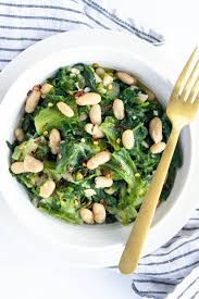 In a dutch oven, heat oil over medium heat. 4 Ingredient Escarole And Beans Pina Bresciani