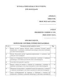 Standardele de control intern/managerial reprezintă un ansamblu minimal de reguli de management care potrivit acestui standard, entitatea publică, trebuie să elaboreze un program/plan de evaluare şi verificare a conformitate a sistemului de control intern/managerial cu standardele de control. Comisie Scim Model Pdf
