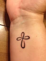 A tiny and adorable cross neck tattoo can never go out of fashion among tattoo lovers. Girly Cross Tattoo Designs On Wrist