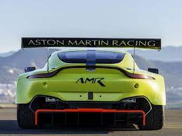 Rear View Race Car Aston Martin Vulcan Amr Pro Wallpaper Aston Martin Vulcan Aston Martin Aston