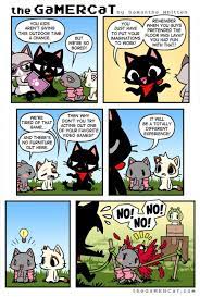 The Gamercat Gamer Cat Funny Webcomics Fun Comics