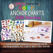 Color Anchor Charts For Little Learners