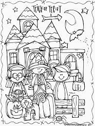 Keep your kids busy doing something fun and creative by printing out free coloring pages. Melonheadz Lucy Doris Halloween Coloring Page Freebie Free Halloween Coloring Pages Halloween Coloring Sheets Fall Coloring Pages