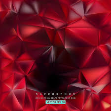 Abstract Red Polygon Background Polygon Vector Free Abstract