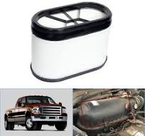 FA1886 Air Filter Compatible with 2008-2010 Ford F250 F350 F450 F550 Super  Duty 6.4 V8 and 2011 F53 6.8L V10 Diesel Engine Air Filters Replaces ...