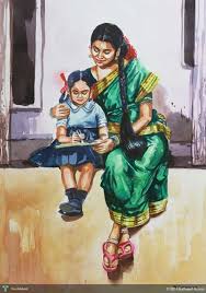 Best Painting Acrylic Portrait Life Ideas Indian Paintings India Art Indian Drawing