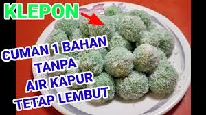 Siapkan kurang lebih 1 sendok teh angkak (pewarna makanan buatan) maupun bahan pewarna merah lainnya. Resep Kue Klepon Resep Cara Membuat Klepon Tepung Ketan Tanpa Air Kapur Simple Enak Makyus Buat Kue