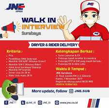 Tentu info ini bagi para pencari kerja. Walk In Interview At Jne Express Sidoarjo Terbaru November 2019 Lowongan Kerja Surabaya Juni 2021 Lowongan Kerja Jawa Timur Terbaru