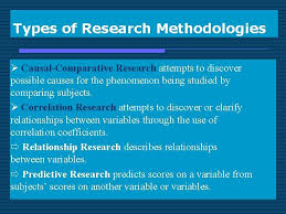 The methodology lets readers assess the reliability of your research. Correlational Research Methodology