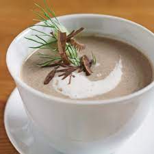 Mushroom Soup With Toasted Bread Recipe Recipe Stuffed Mushrooms Mushroom Soup Recipes