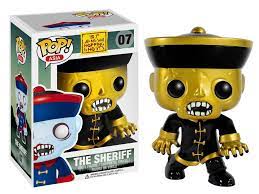 Funko Pop Asia 07 The Sheriff 2014 Nycc Gold Exclusive Vinyl Figures Pop Heroes Funko Pop