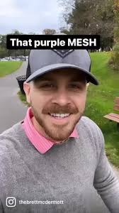 Public Gold Purple Mesh #golf #humor