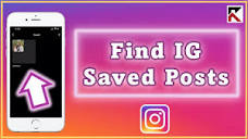 How To Find Saved Posts Instagram | See Instagram Saved Post - YouTube