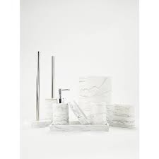 As they say, home décor is all about the little details, and these accessories will add the perfect finishing touch to your bathroom. White Marble Effect Bathroom Accessories Range George At Asda
