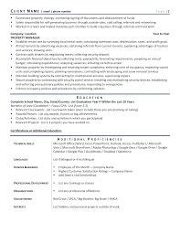 leasing agent resume example & template