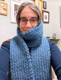 My first potato chip scarf. So addictive & very easy to make. 🙂