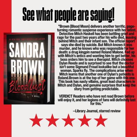 Wow, thank you to Library Journal for this incredible review of BLOODLUST!!  I so appreciate it! Make to preorder your copy today!