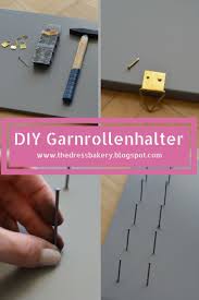 Diy Garnrollenhalter Alltags Diy Garnrollenhalter Garnrollenhalter Halte Durch Basteln Und Selbermachen