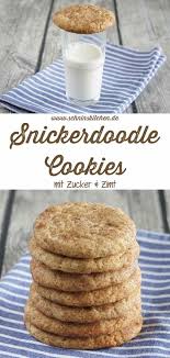 Snickerdoodle Cookies Platzchen Mit Zimtzucker Schnin S Kitchen Snickerdoodle Rezept Kekse Lecker