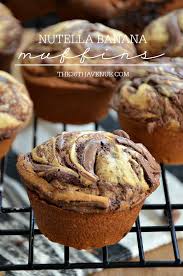 Nutella Banana Muffins Recipe Recipe Banana Muffin Recipe Nutella Recipes Banana Nutella Muffins