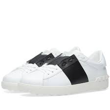 Valentino Open Low Top Sneaker White Black End Buy valentino sneakers and get free shipping & returns in usa.